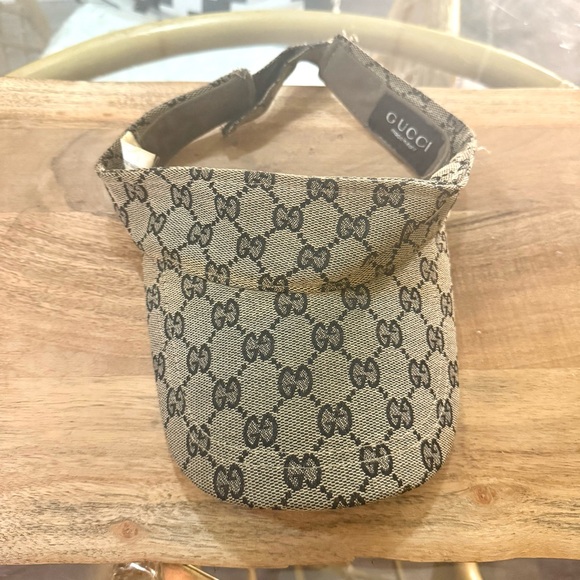 Gucci • Vintage GG Monogram Visor Hat - Picture 1 of 6